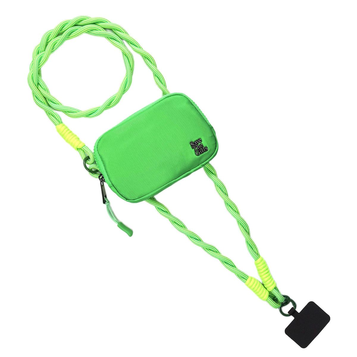Active Crossbody w/RFID Pouch Spiral Rope