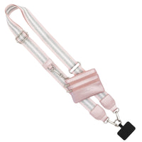 Pink/Silver/White - Silver Hardware