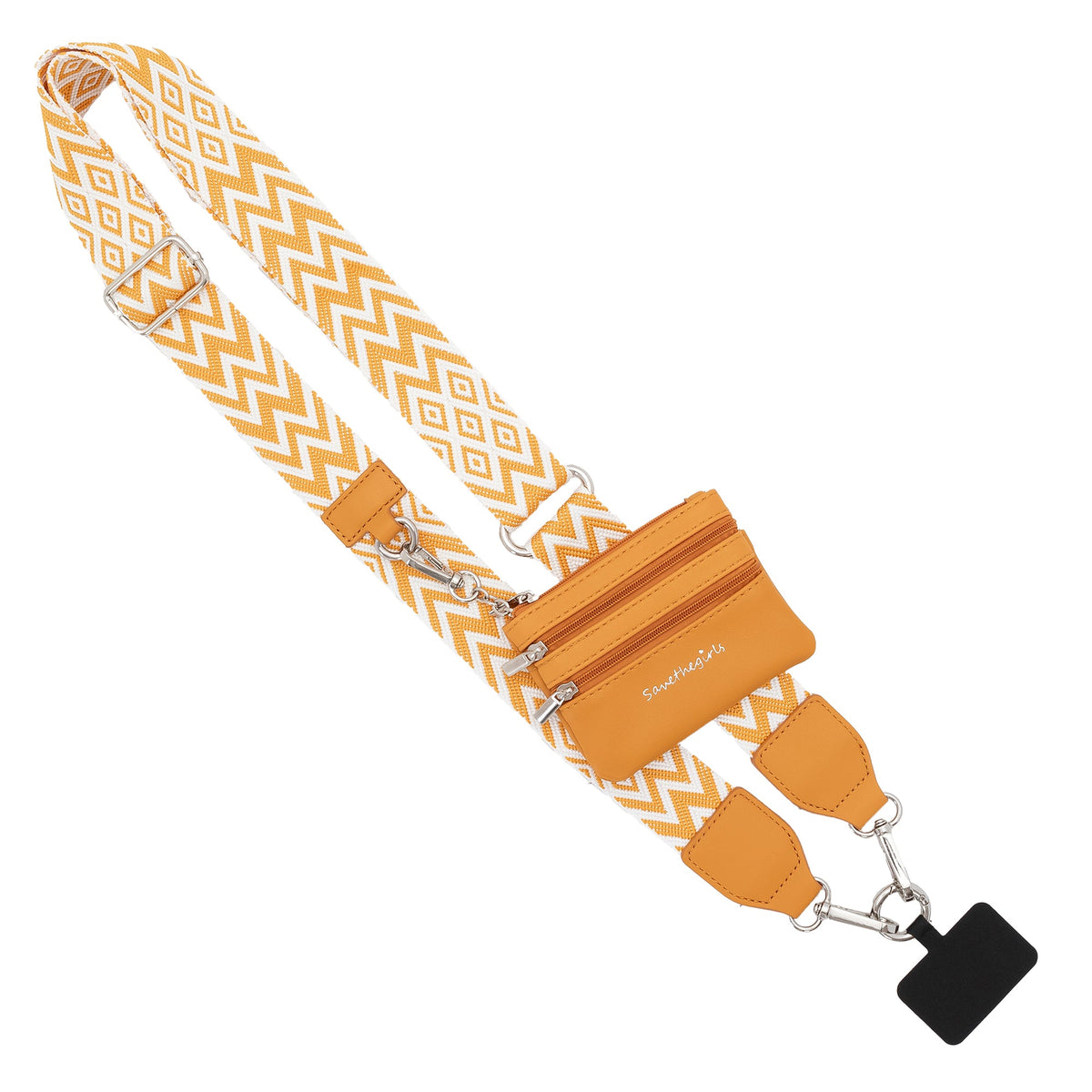 Clip & Go Strap with Pouch Chevron/Diamond Collection