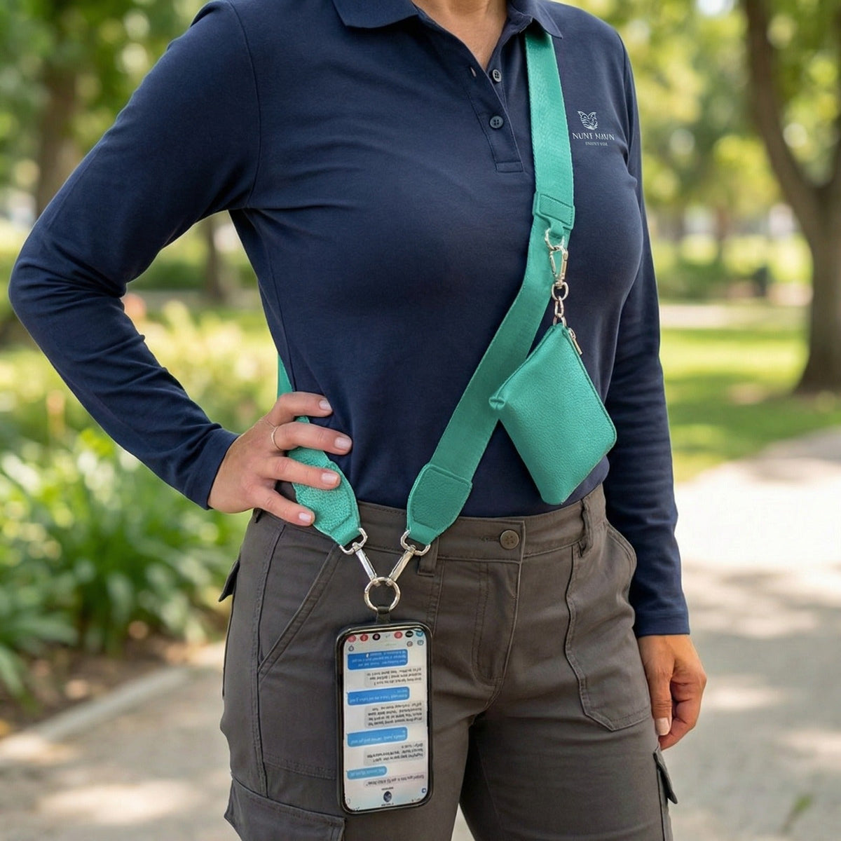 Clip & Go Strap w/RFID Pouch Solid Collection