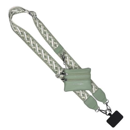 Clip & Go Strap w/Zippered Pouch XOXO Boysnberry