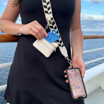 Clip & Go Strap w/Zippered Pouch