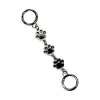 Paw Black w/Silver Hardware