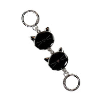Cat Black w/Silver Hardware