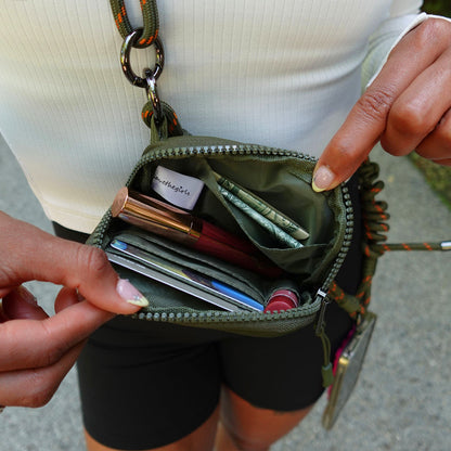 Active Crossbody w/RFID Pouch Twin Rope