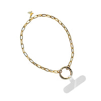 Gold Paperclip Chain w/Butterfly Charm