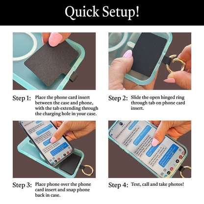 Clip & Go Strap with Pouch - Stripe Collection Copper