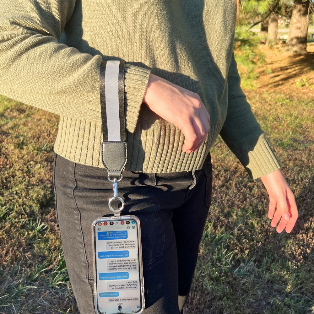 Clip & Go Strap with Pouch - Reflective Collection