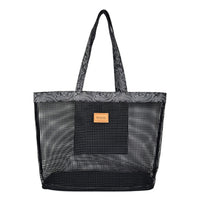 Black Mesh Floral Trim