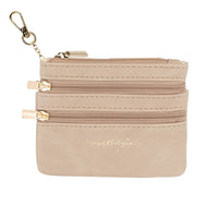 Taupe - (3) Zippered Pouch (Hardware: Gold)