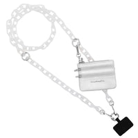 White Chain - Silver Pouch (Hardware: Silver)